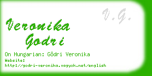 veronika godri business card