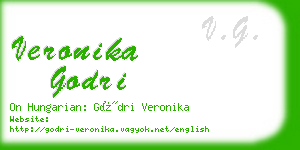 veronika godri business card